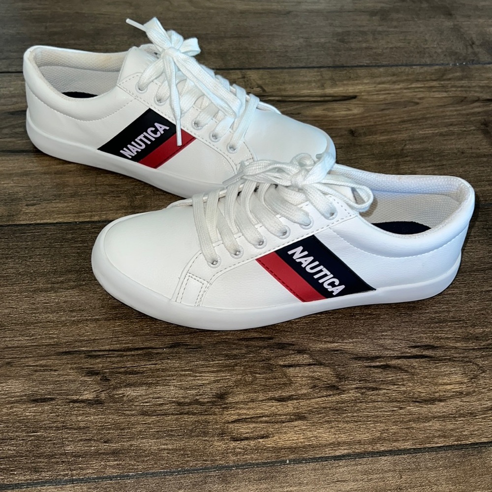 Nautica 6 White Sneakers Shoes Tennis